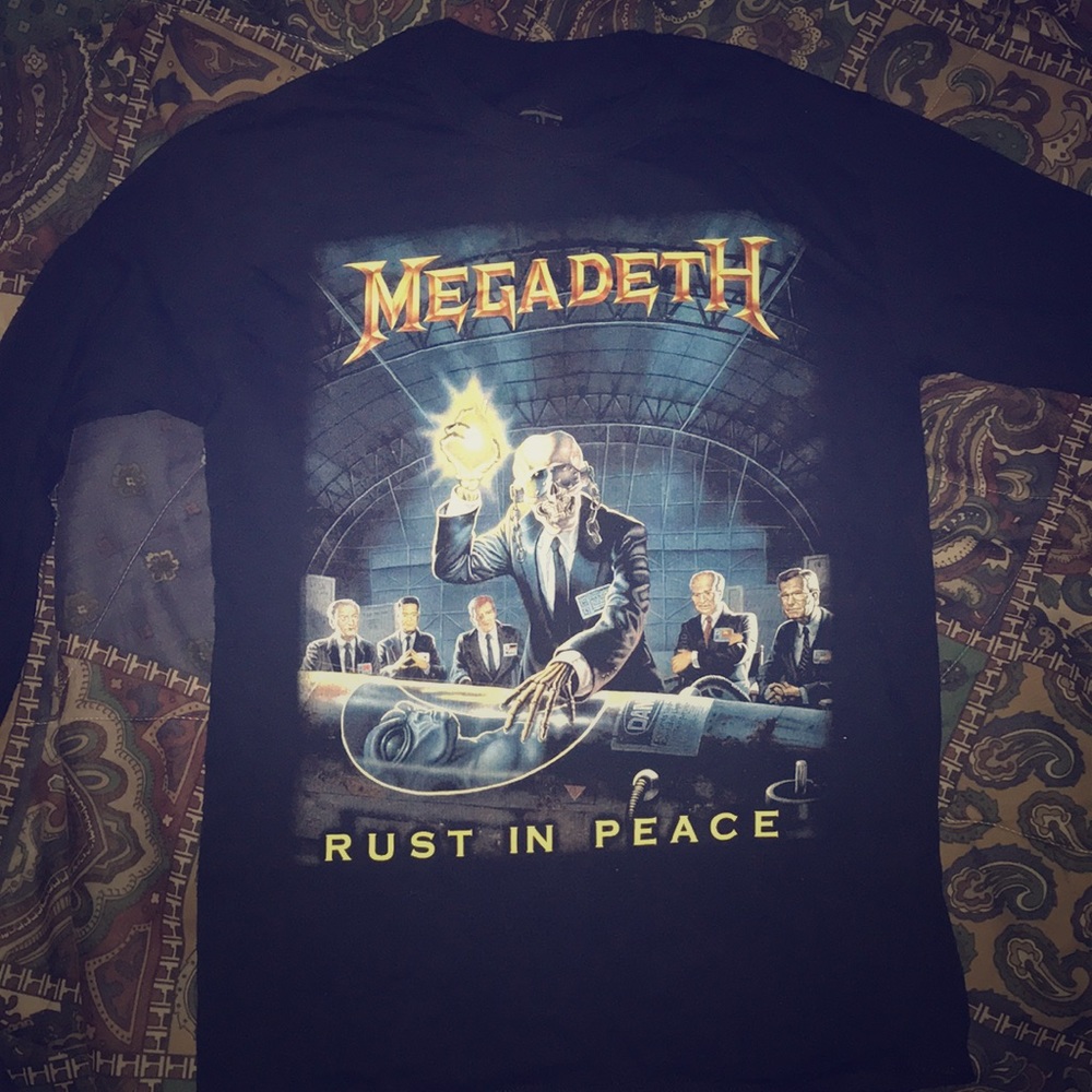 Megadeth Rust In Peace Long Sleeve